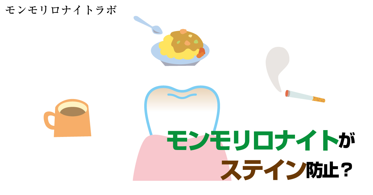 【実験】モンモリロナイト歯磨き粉がステイン防止できるか？
